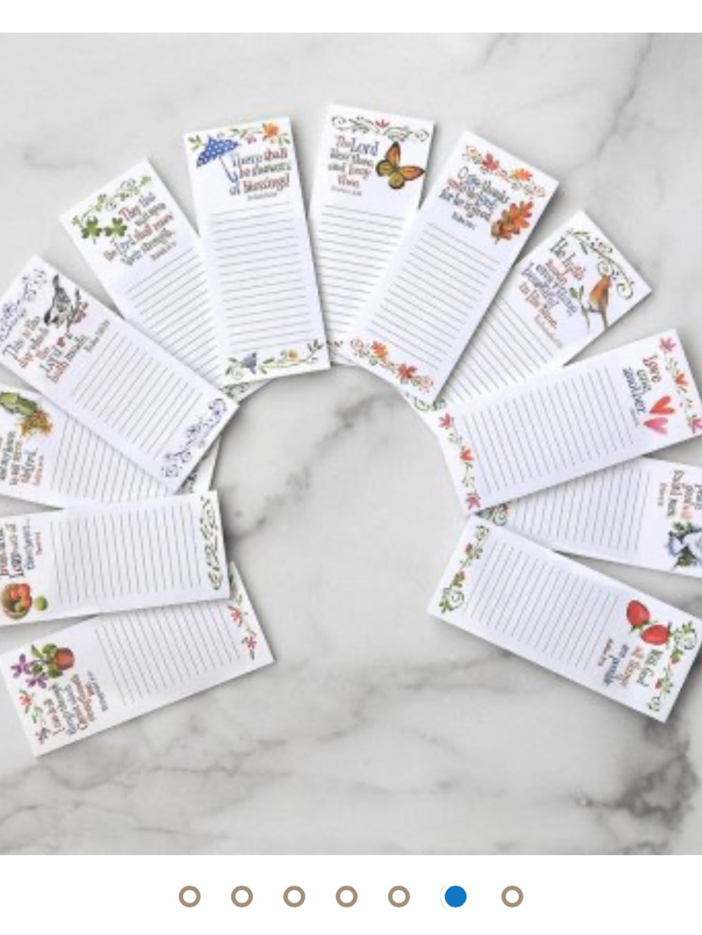 NWT Four-Season Inspirational Memo Pads, Pack of 12